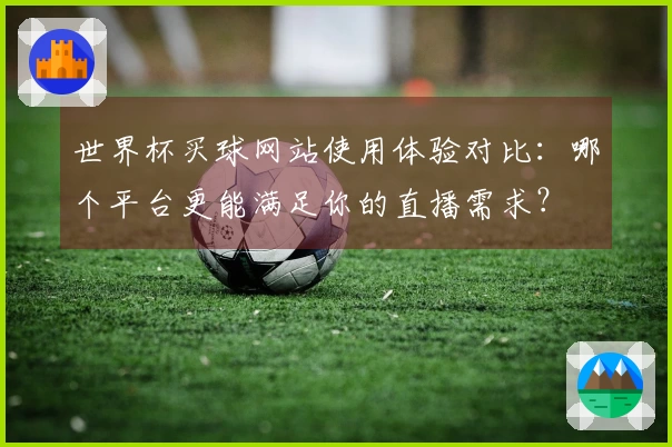 世界杯买球网站使用体验对比：哪个平台更能满足你的直播需求？