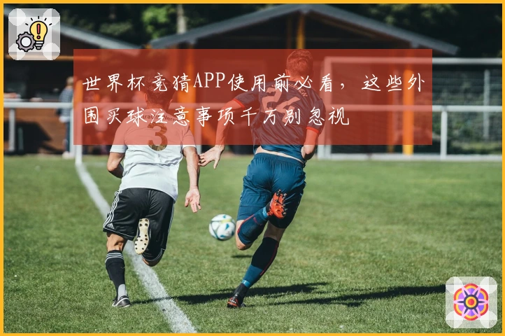 世界杯竞猜APP使用前必看，这些外围买球注意事项千万别忽视
